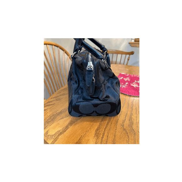 Vintage Coach Handbag with Coach Signature Tag and Tassel - Picture 3 of 11